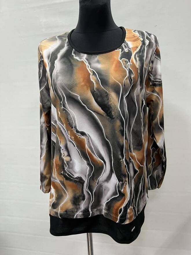 Bluzka damskie 0874 1 kolor  48-52 (Towar Polskie) 1