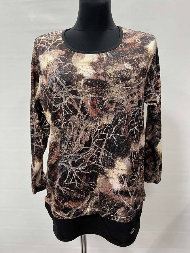 Bluzka damskie 0875 1 kolor  48-52 (Towar Polskie) 1