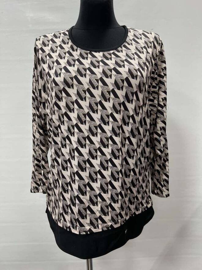 Bluzka damskie 0878 1 kolor  48-52 (Towar Polskie) 1