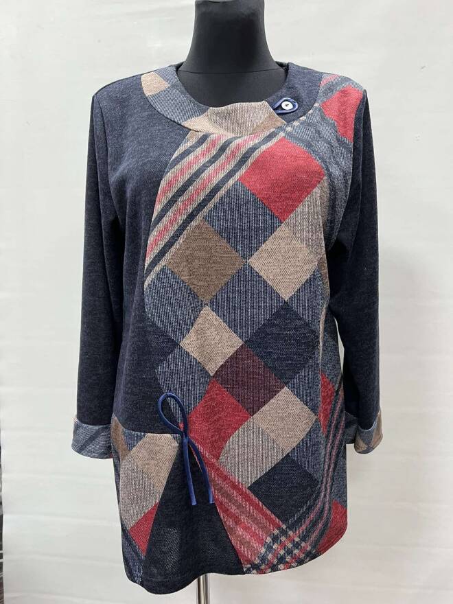 Bluzka damskie 0882 1 kolor  52-56 (Towar Polskie) 1