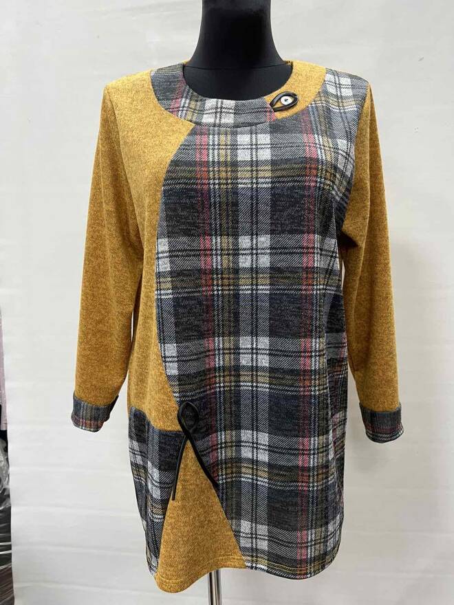 Bluzka damskie 0885 1 kolor  52-56 (Towar Polskie) 1