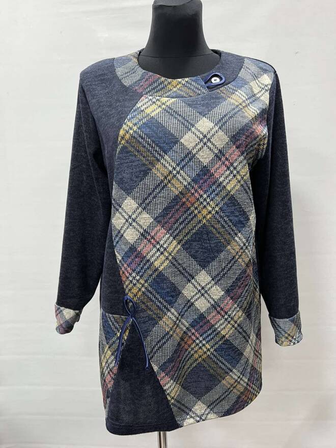 Bluzka damskie 0886 1 kolor  52-56 (Towar Polskie) 1