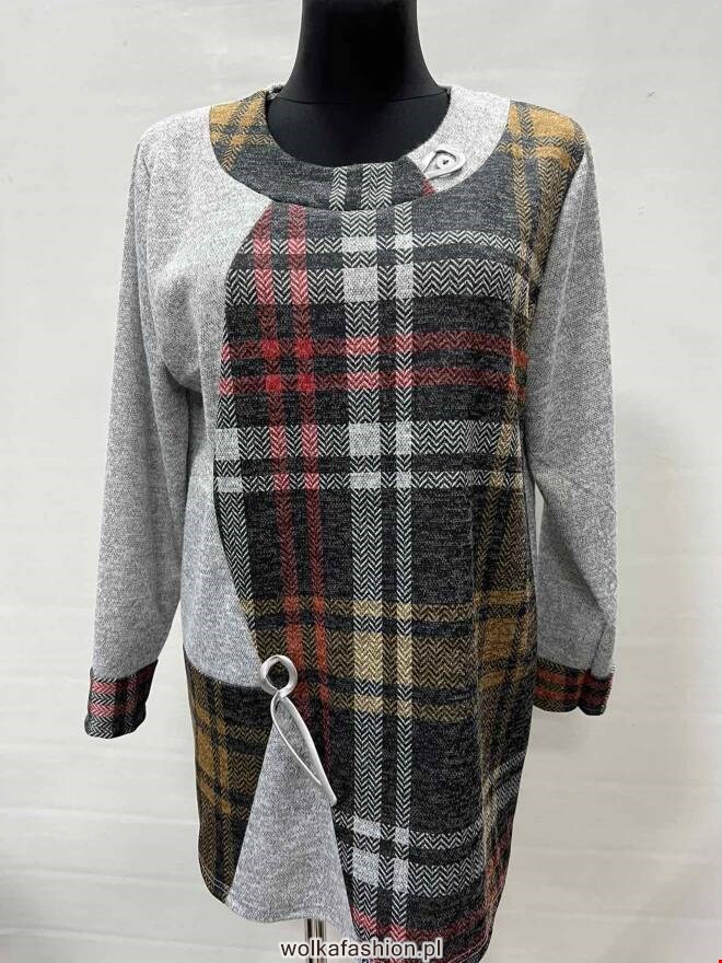 Bluzka damskie 0888 1 kolor  52-56 (Towar Polskie)
