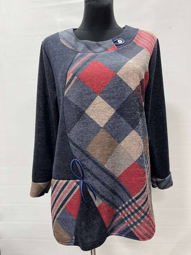 Bluzka damskie 0889 1 kolor  52-56 (Towar Polskie) 1