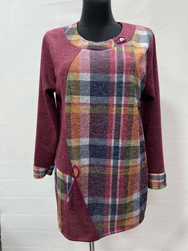 Bluzka damskie 0891 1 kolor  52-56 (Towar Polskie) 1