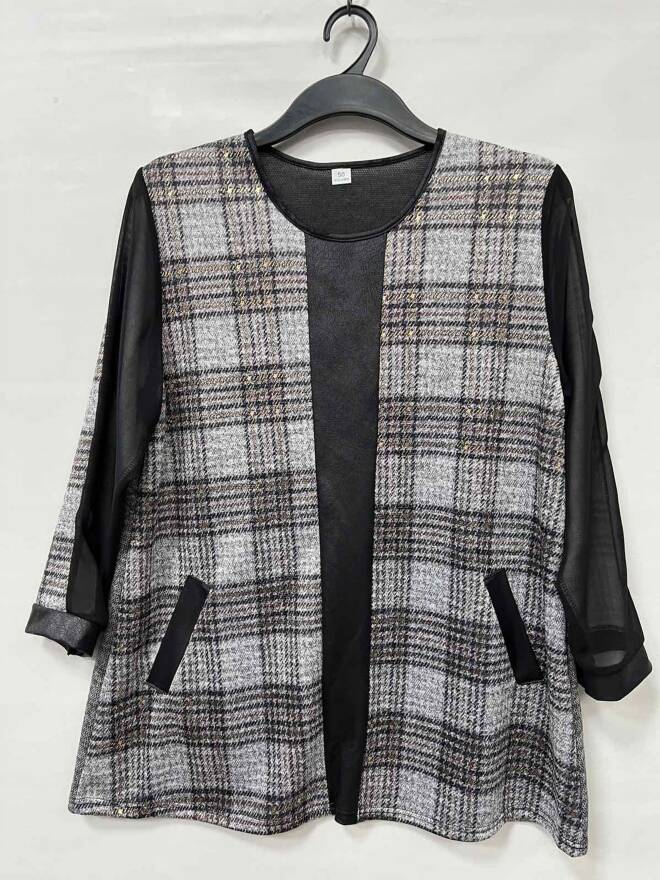 Bluzka damskie 0894 1 kolor  50-56 (Towar Polskie) 1