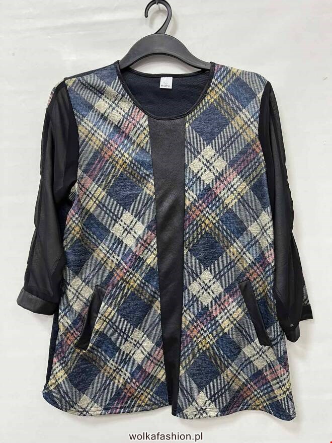 Bluzka damskie 0895 1 kolor  50-56 (Towar Polskie)