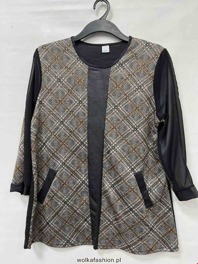 Bluzka damskie 0896 1 kolor  50-56 (Towar Polskie)