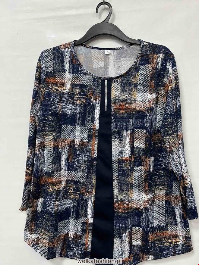 Bluzka damskie 0899 1 kolor  50-56 (Towar Polskie)