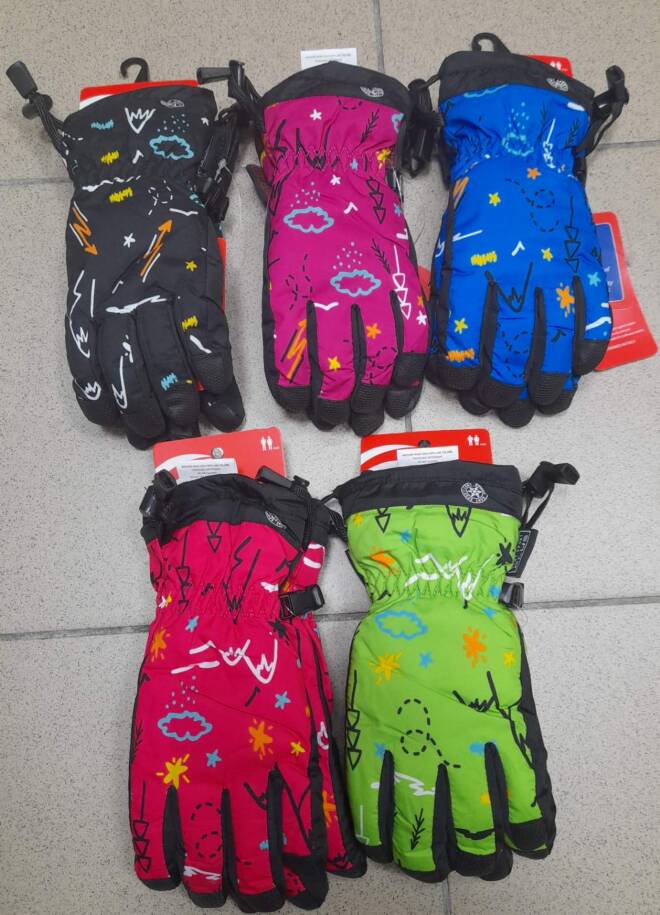 Rękawiczki dziecięce 0913 Mix KOLOR  4-9