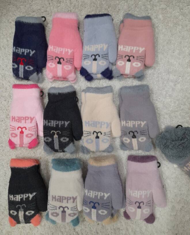 Rękawiczki dziecięce 0915 Mix KOLOR  Standard 1