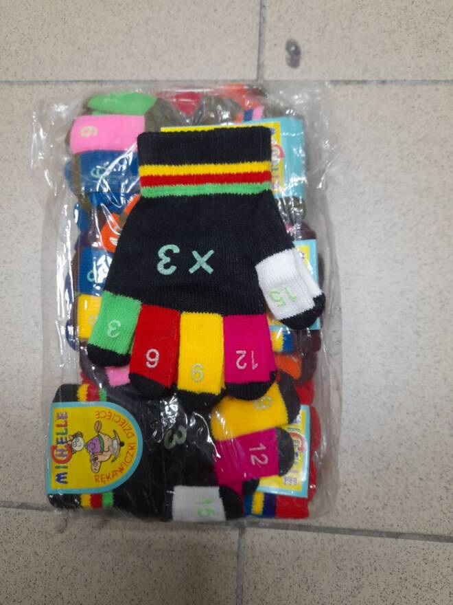 Rękawiczki dziecięce 0926 Mix KOLOR  Standard