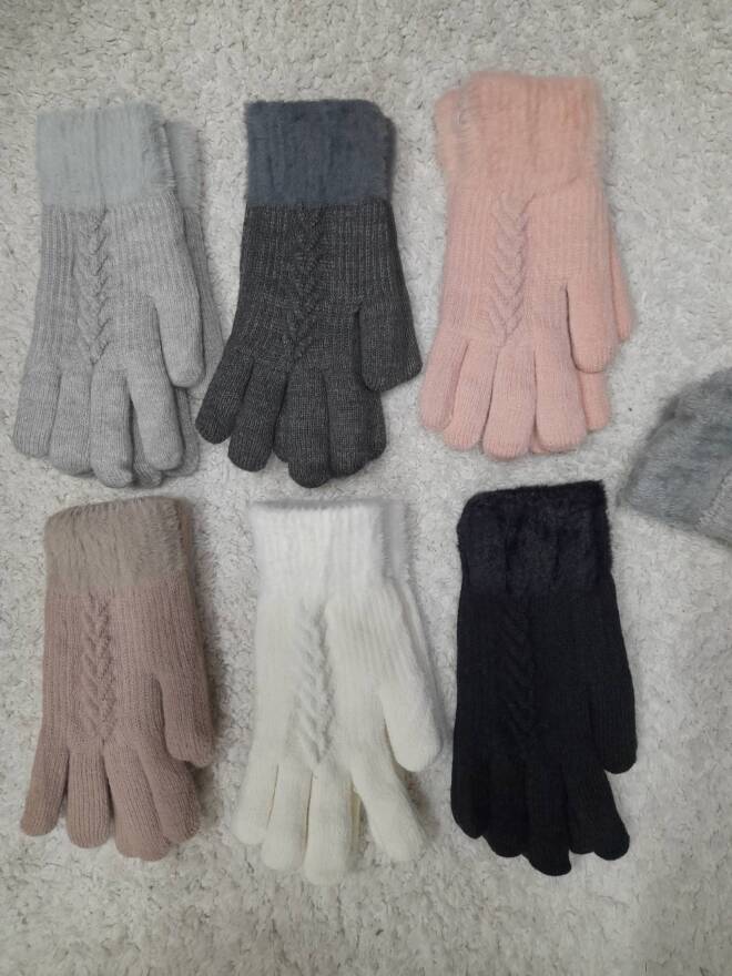 Rękawiczki damskie 0936 Mix KOLOR  Standard 1