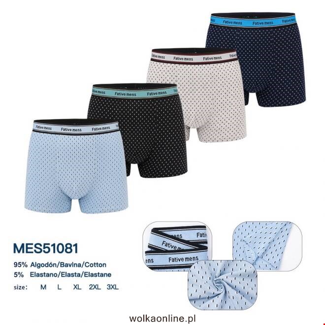 Bokserki męskie MES51081 Mix KOLOR  M-3XL