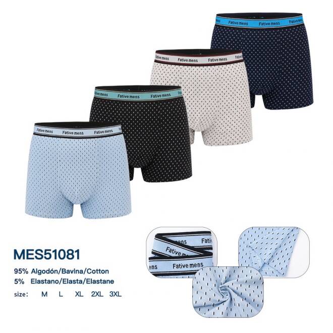 Bokserki męskie MES51081 Mix KOLOR  M-3XL 1