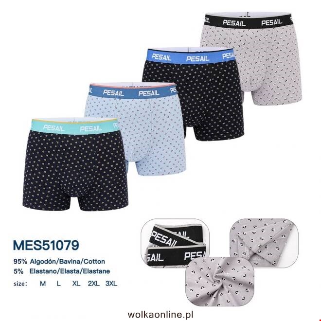 Bokserki męskie MES51079 Mix KOLOR  M-3XL