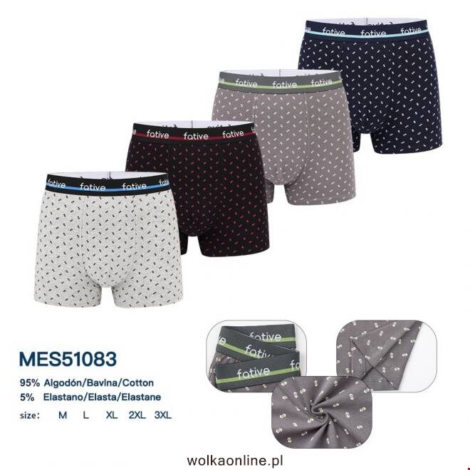 Bokserki męskie MES51083 Mix KOLOR  M-3XL