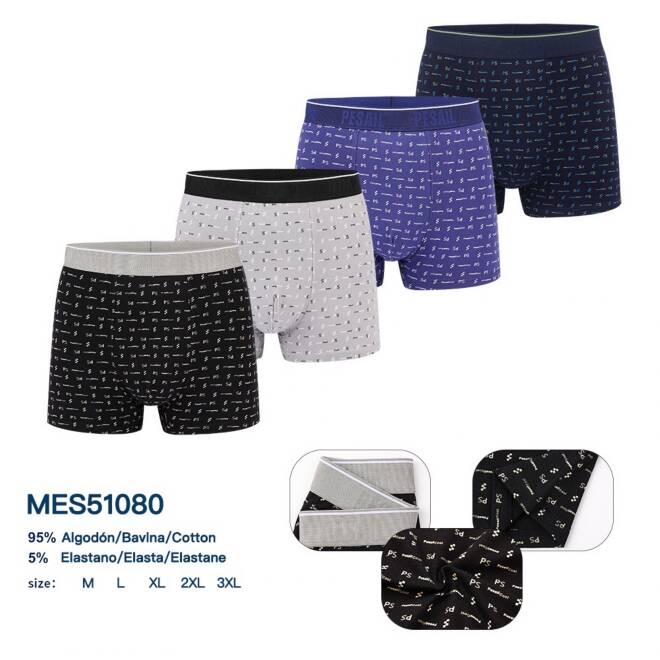 Bokserki męskie MES51080 Mix KOLOR  M-3XL 1