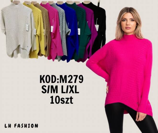 Sweter damskie M279 Mix KOLOR  S/M-L/XL 1
