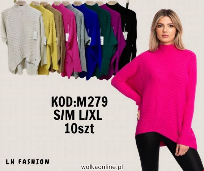 Sweter damskie M279 Mix KOLOR  S/M-L/XL