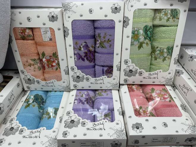 Komplet Ręczniki 1204 Mix KOLOR  35/75,50/100,70/140 1