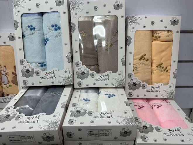 Komplet Ręczniki 1208 Mix KOLOR  35/75,50/100,70/140 1