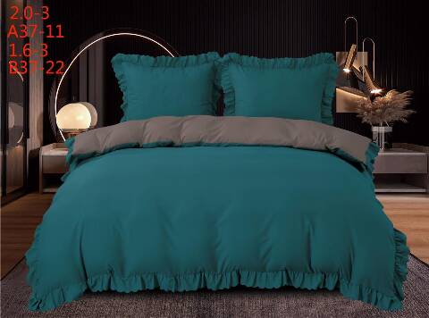 Komplet pościel 3 częśc 1243 1 kolor 160x200cm 1