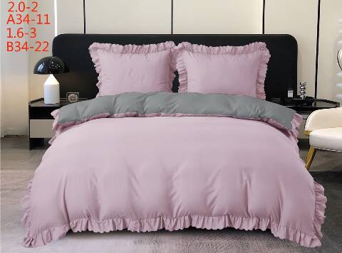 Komplet pościel 3 częśc 1245 1 kolor 160x200cm 1