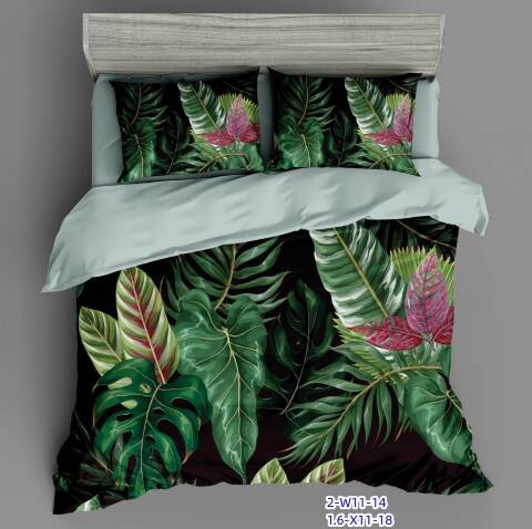 Komplet pościel 4 częśc 1248 1 kolor 160x200cm 1