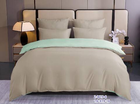 Komplet pościel 4 częśc 1257 1 kolor 160x200cm