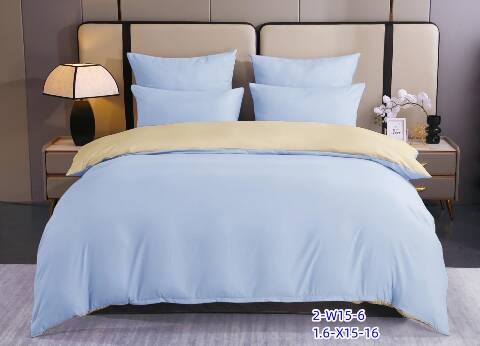 Komplet pościel 4 częśc 1354 1 kolor 200X220cm 1