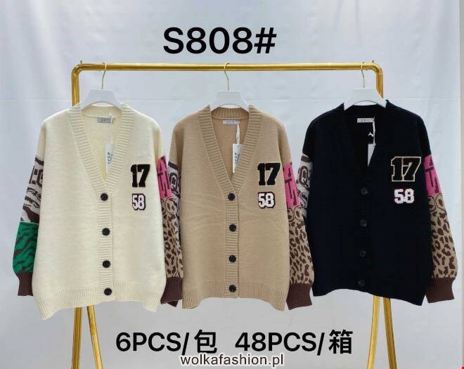 Sweter damskie S808 Mix KOLOR  Standard