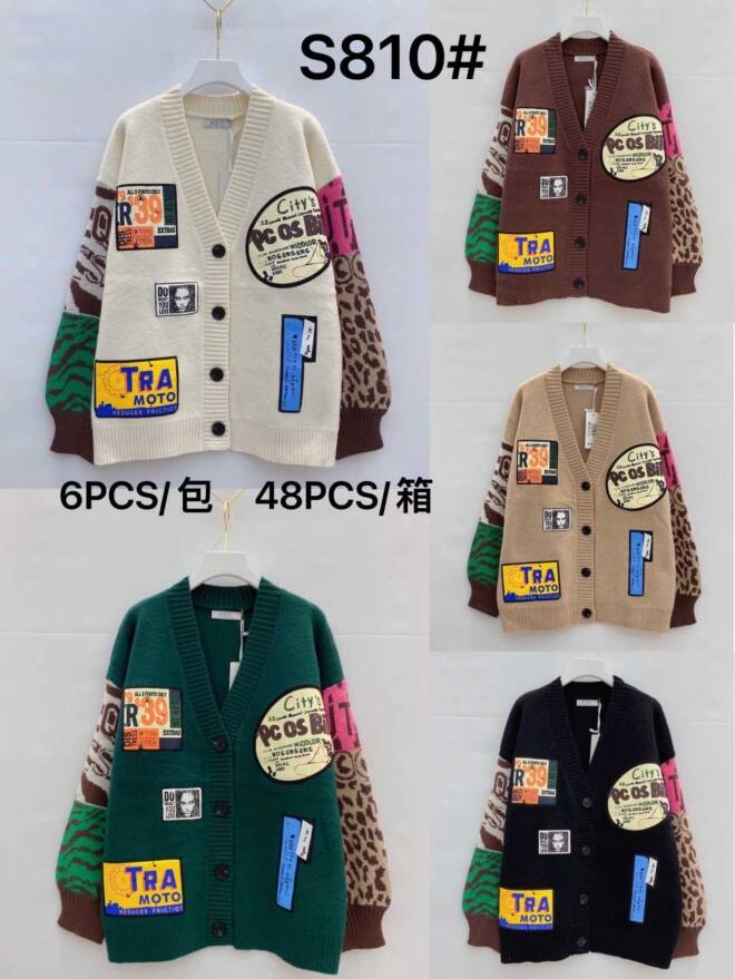 Sweter damskie S810 Mix KOLOR  Standard