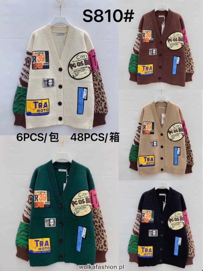 Sweter damskie S810 Mix KOLOR  Standard