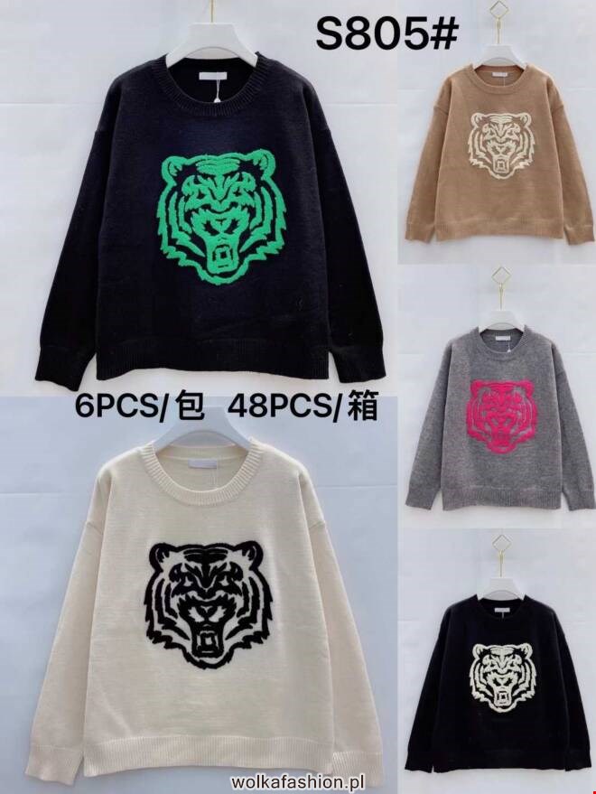 Sweter damskie S805 Mix KOLOR  Standard