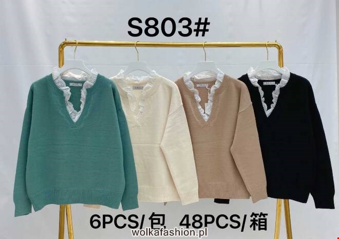 Sweter damskie S803 Mix KOLOR  Standard