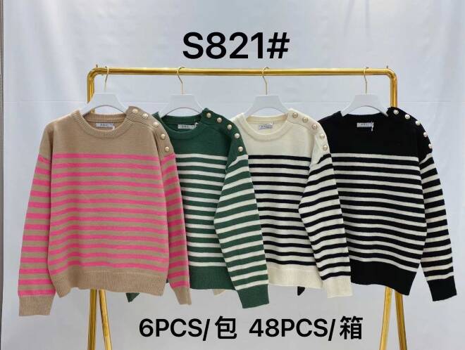Sweter damskie S821 Mix KOLOR  Standard
