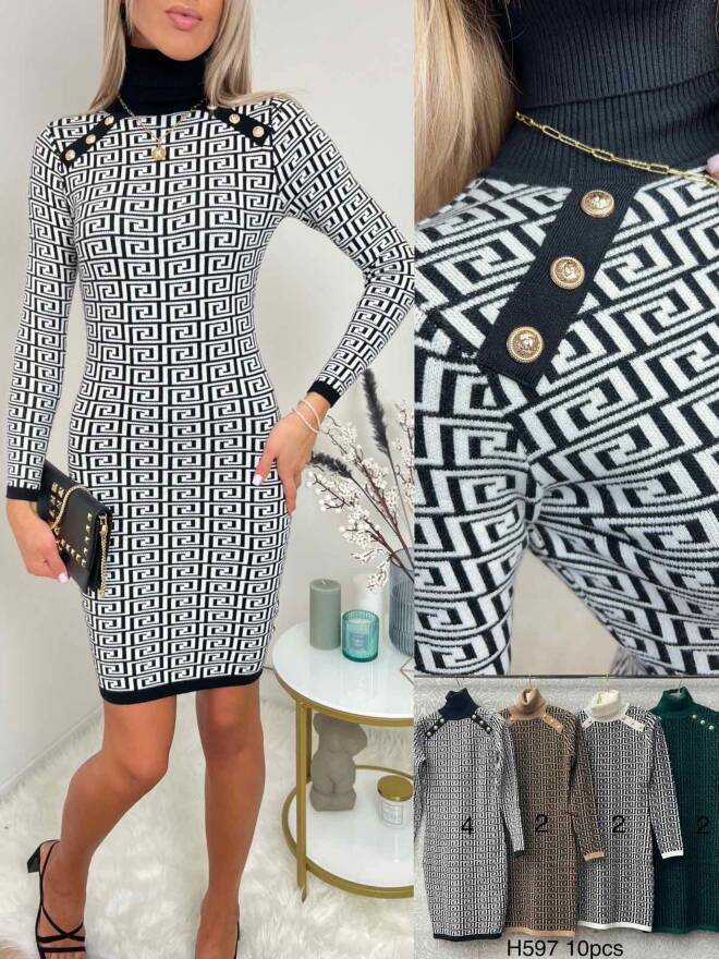 Sukienki damskie H597 Mix KOLOR  Standard 1