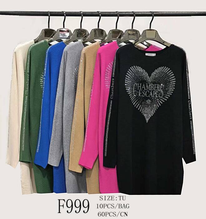 Tuniki damskie F999 Mix KOLOR  Standard 1