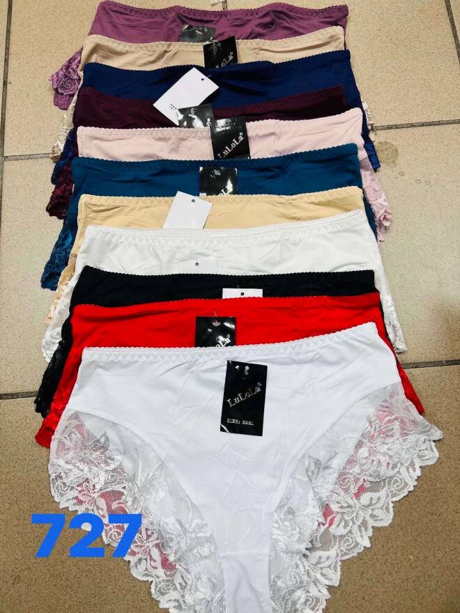 Majtki damskie 727 Mix KOLOR  XL-3XL 1