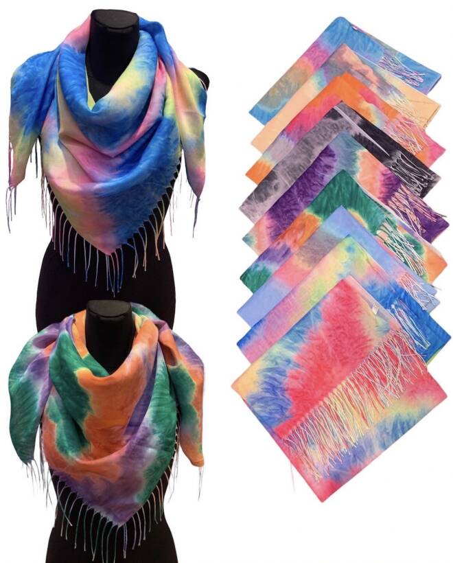 Chustka damskie 1539 Mix KOLOR  Standard