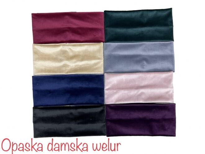 Opaska damskie 1545 Mix KOLOR  Standard