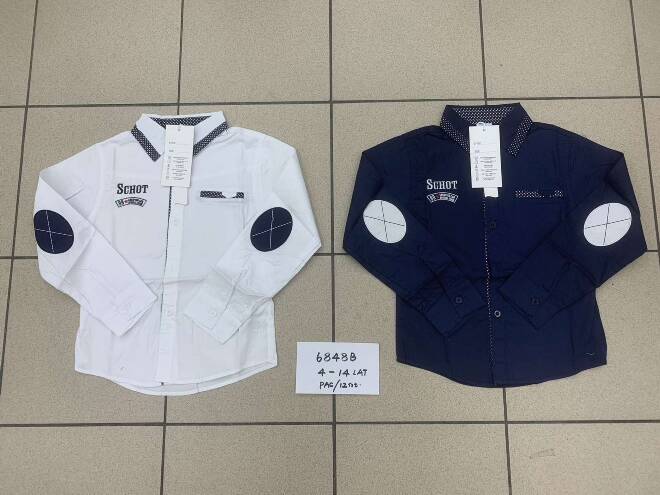 Koszula chłopięca 1549 Mix KOLOR  4-14 1