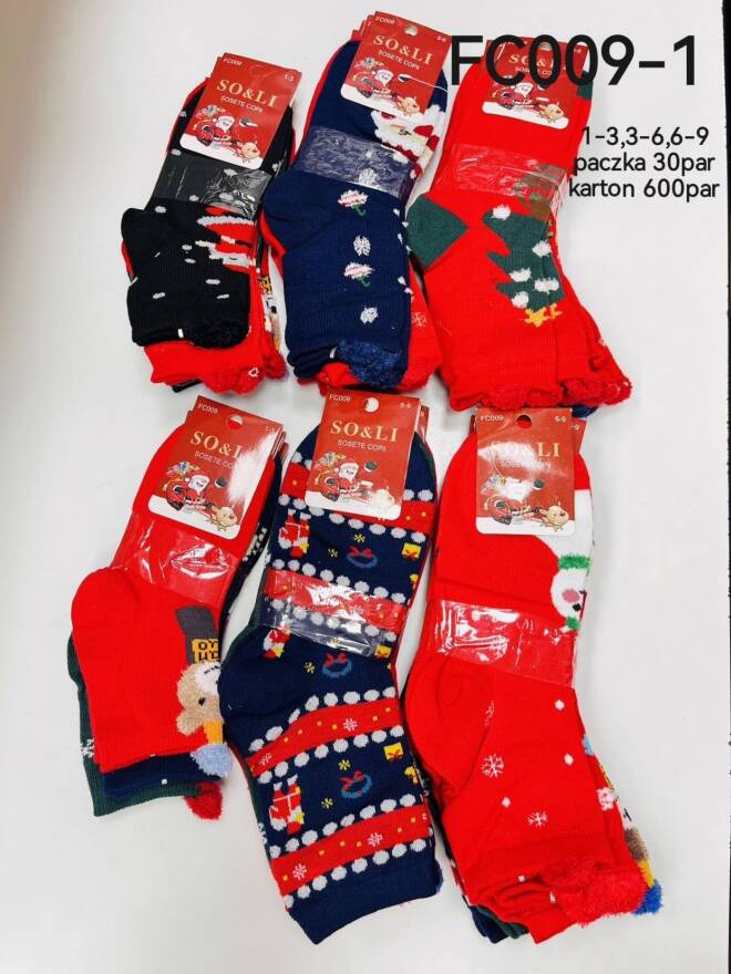 Skarpety dziecięce FC009-1 Mix KOLOR  1-9 1