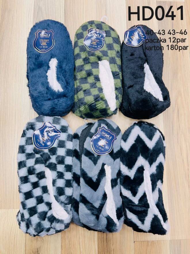 Kapcie meskie HD041 Mix KOLOR  40-46 1