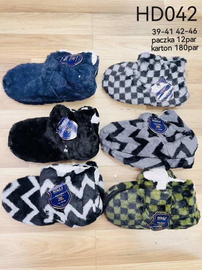 Kapcie meskie HD042 Mix KOLOR  39-46 1