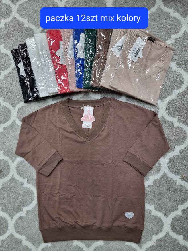 Bluzka damskie 1720 Mix KOLOR  Standard (Towar Tureckie)