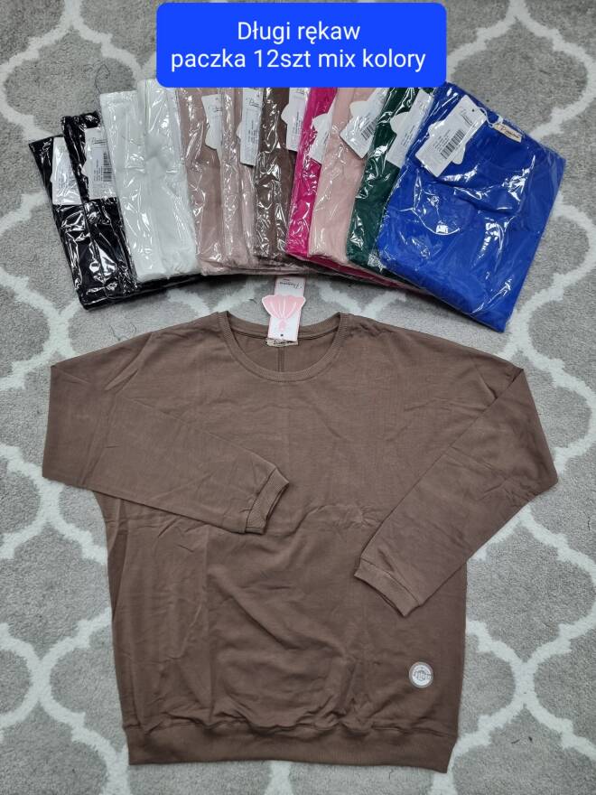 Bluzka damskie 1740 Mix KOLOR  Standard (Towar Tureckie) 1