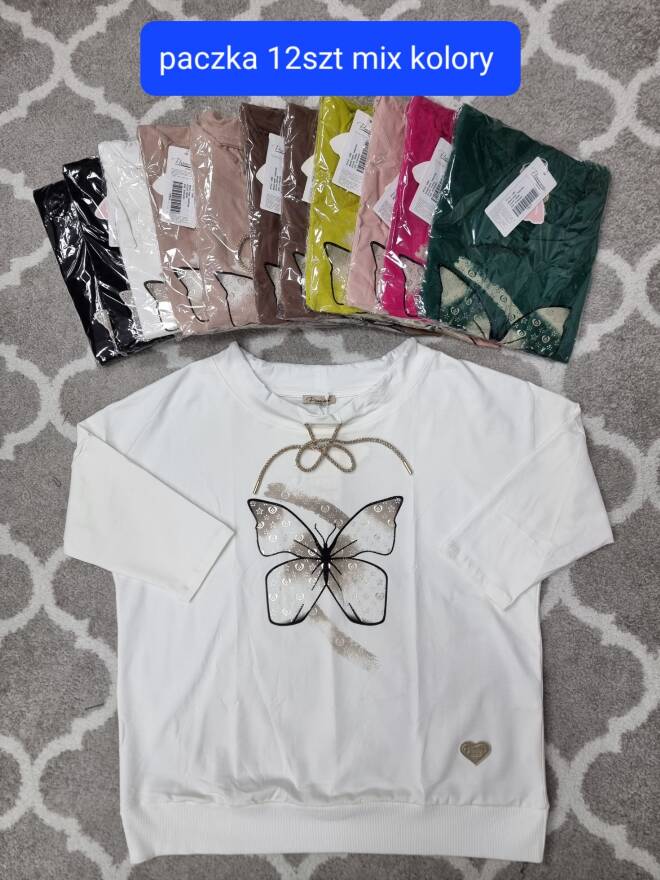 Bluzka damskie 1741 Mix KOLOR  Standard (Towar Tureckie) 1