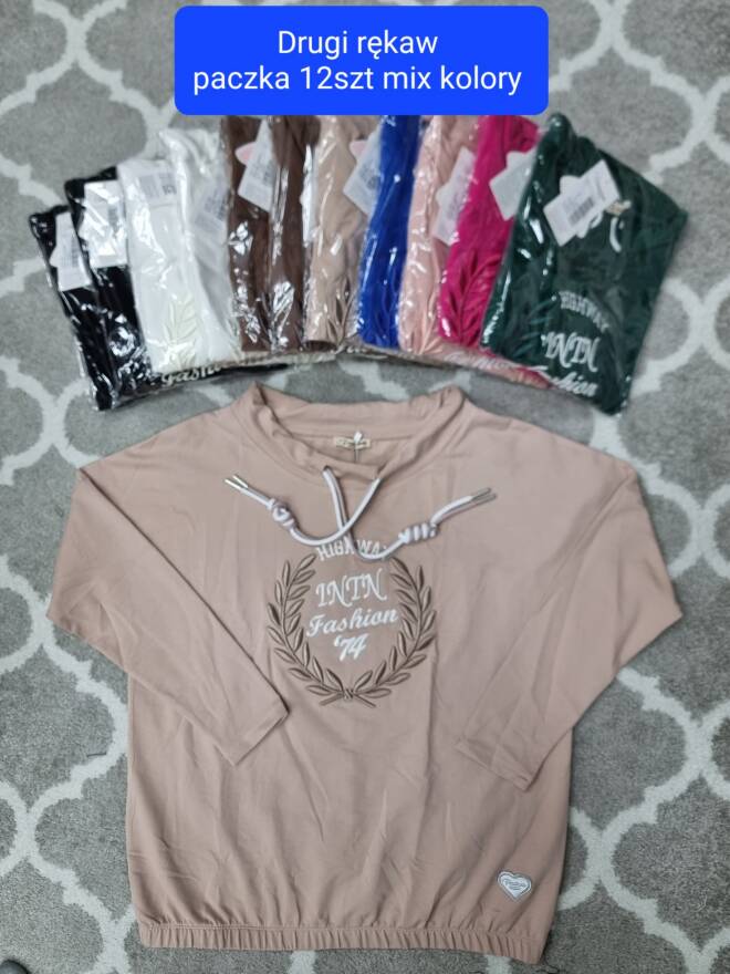 Bluzka damskie 1743 Mix KOLOR  Standard (Towar Tureckie) 1